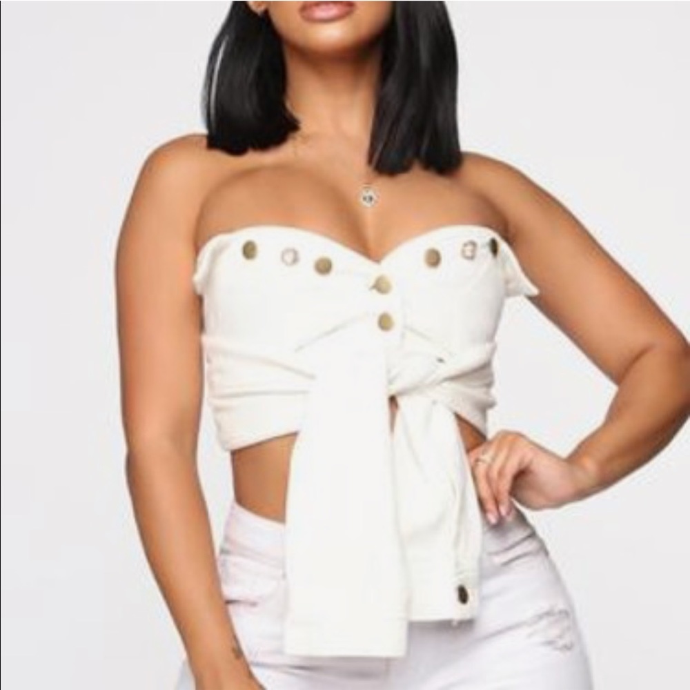 Fashion nova give em the cold shoulder top